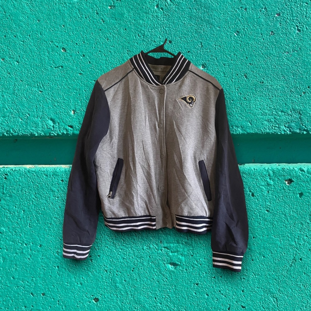 Vintage womens nfl St. Louis rams bomber jacket sz xl